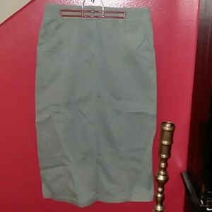 Eddie Bauer  olive green skirt size 14